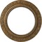 Ekena Millwork Andrea Ceiling Medallion (Fits Canopies up to 8"), Hand-Painted Rubbed Bronze, 12"OD x 8"ID x 1/2"P CM12ADRZS - alternate 1